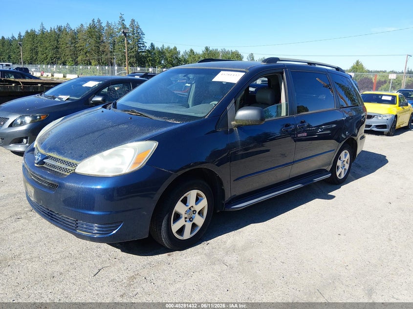 2005 Toyota Sienna VIN 5TDZA23C05S241745 IAAI salvage auction — NORMAL WEAR, Clear (Washington), sold $1,675 on 2026-07-08 (photo 2)
