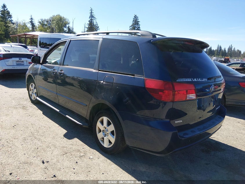 2005 Toyota Sienna VIN 5TDZA23C05S241745 IAAI salvage auction — NORMAL WEAR, Clear (Washington), sold $1,675 on 2026-07-08 (photo 3)