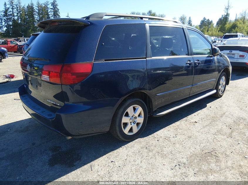 2005 Toyota Sienna VIN 5TDZA23C05S241745 IAAI salvage auction — NORMAL WEAR, Clear (Washington), sold $1,675 on 2026-07-08 (photo 4)