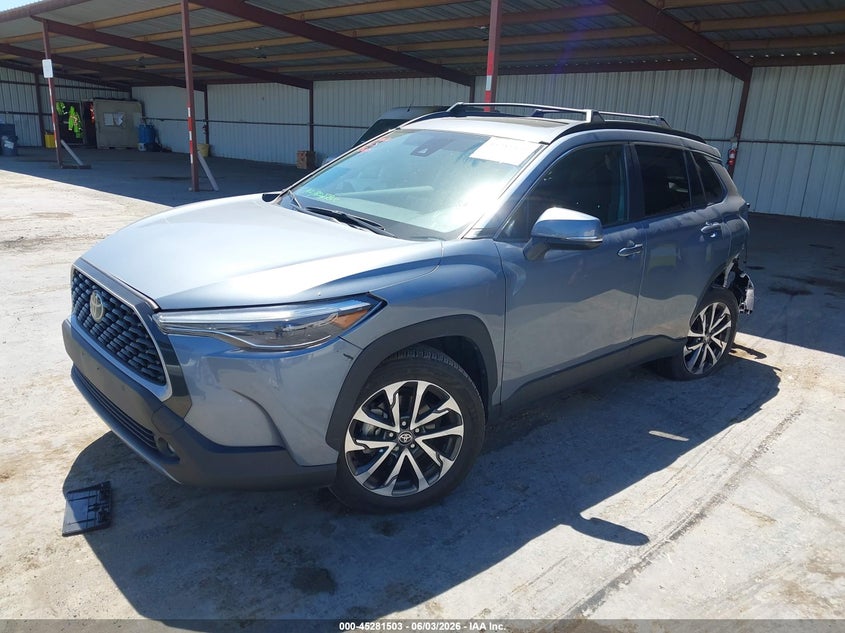 2022 Toyota Corolla cross VIN 7MUDAAAG0NV033199 IAAI salvage auction — LEFT REAR, Salvage Title, sold $7,700 on 2026-07-23 (photo 2)
