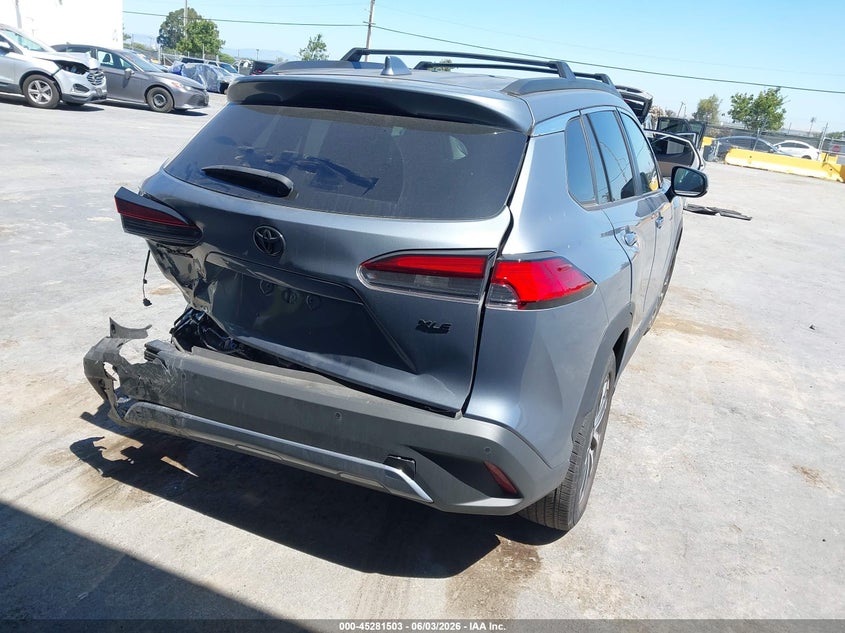 2022 Toyota Corolla cross VIN 7MUDAAAG0NV033199 IAAI salvage auction — LEFT REAR, Salvage Title, sold $7,700 on 2026-07-23 (photo 4)