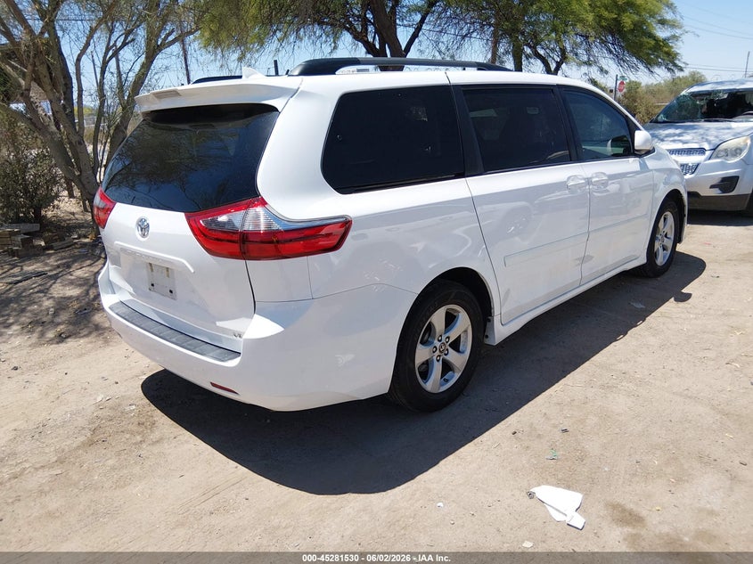 2020 Toyota Sienna VIN 5TDKZ3DC6LS049984 IAAI salvage auction — LEFT SIDE, Salvage Title, sold $7,700 on 2026-08-20 (photo 4)