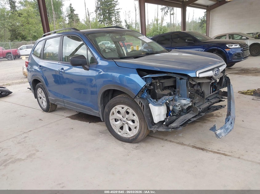2019 Subaru Forester VIN JF2SKACC6KH414646 IAAI salvage auction — LEFT SIDE, Salvage Title, sold $5,100 on 2026-07-08 (photo 1)