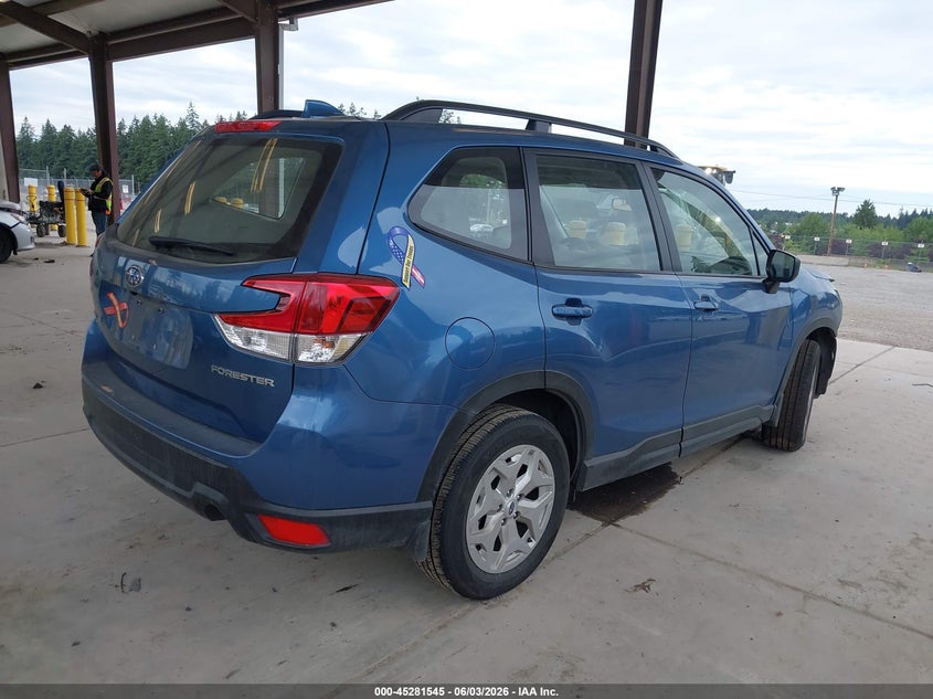 2019 Subaru Forester VIN JF2SKACC6KH414646 IAAI salvage auction — LEFT SIDE, Salvage Title, sold $5,100 on 2026-07-08 (photo 4)