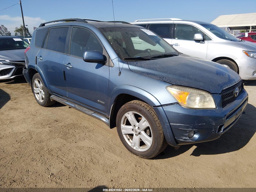 2007 Toyota Rav4 VIN JTMZD32V375060096 IAAI salvage auction — REAR END, Salvage (California), sold $1,600 on 2026-07-15 (photo 1)