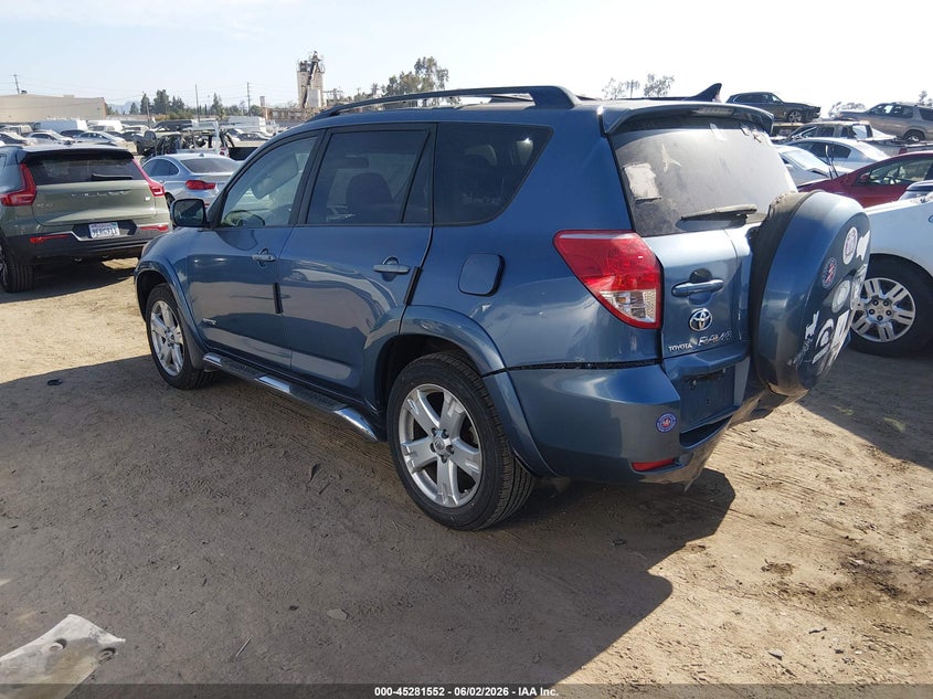 2007 Toyota Rav4 VIN JTMZD32V375060096 IAAI salvage auction — REAR END, Salvage (California), sold $1,600 on 2026-07-15 (photo 3)