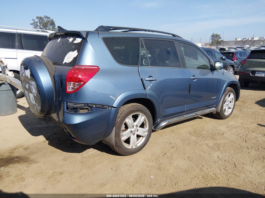 2007 Toyota Rav4 VIN JTMZD32V375060096 IAAI salvage auction — REAR END, Salvage (California), sold $1,600 on 2026-07-15 (photo 4)