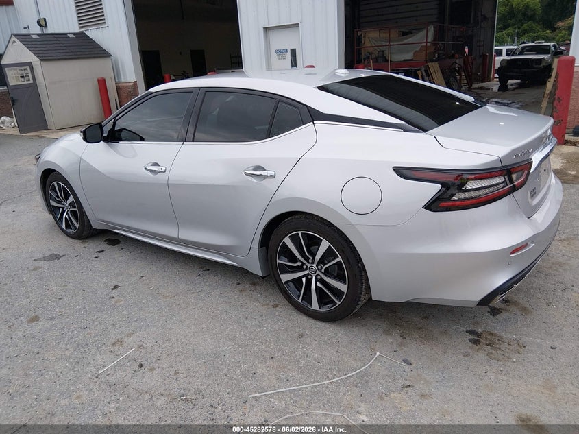 2021 Nissan Maxima VIN 1N4AA6CV3MC513555 IAAI salvage auction — NORMAL WEAR, Sf97 (North Carolina), sold $14,700 on 2026-08-13 (photo 3)
