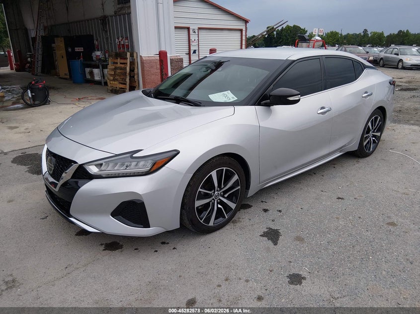 2021 Nissan Maxima VIN 1N4AA6CV3MC513555 IAAI salvage auction — NORMAL WEAR, Sf97 (North Carolina), sold $14,700 on 2026-08-13 (photo 2)