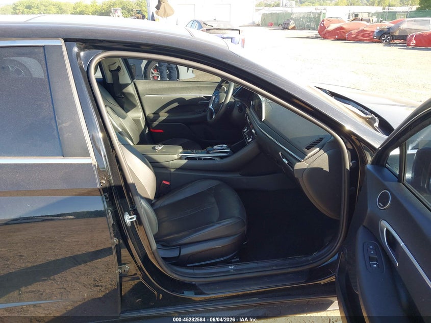 2020 Hyundai Sonata VIN 5NPEF4JAXLH018936 IAAI salvage auction — LEFT SIDE, Salvage Title, sold $4,700 on 2026-07-10 (photo 5)