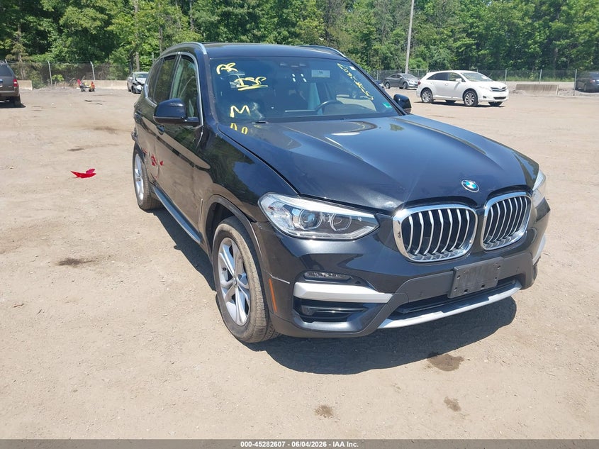 2021 BMW X3 VIN 5UXTY5C09M9D82143 IAAI salvage auction — LEFT & RIGHT, Salvage Title, sold $4,350 on 2026-07-08 (photo 1)