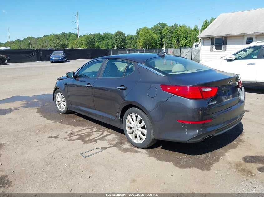 2015 Kia Optima VIN 5XXGM4A76FG500600 IAAI salvage auction — FRONT END, Salvage Title, sold $750 on 2026-07-08 (photo 3)
