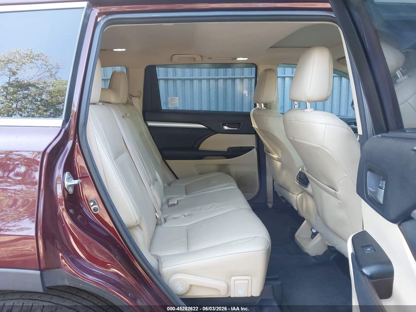 2015 Toyota Highlander VIN 5TDJKRFH9FS134401 IAAI salvage auction — FRONT END, Salvage (New Jersey), sold $6,700 on 2026-07-29 (photo 8)