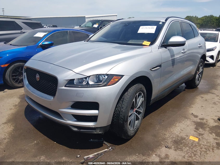 2019 Jaguar F-pace VIN SADCJ2FX4KA396221 IAAI salvage auction — HAIL, Salvage Title, sold $7,625 on 2026-07-14 (photo 2)
