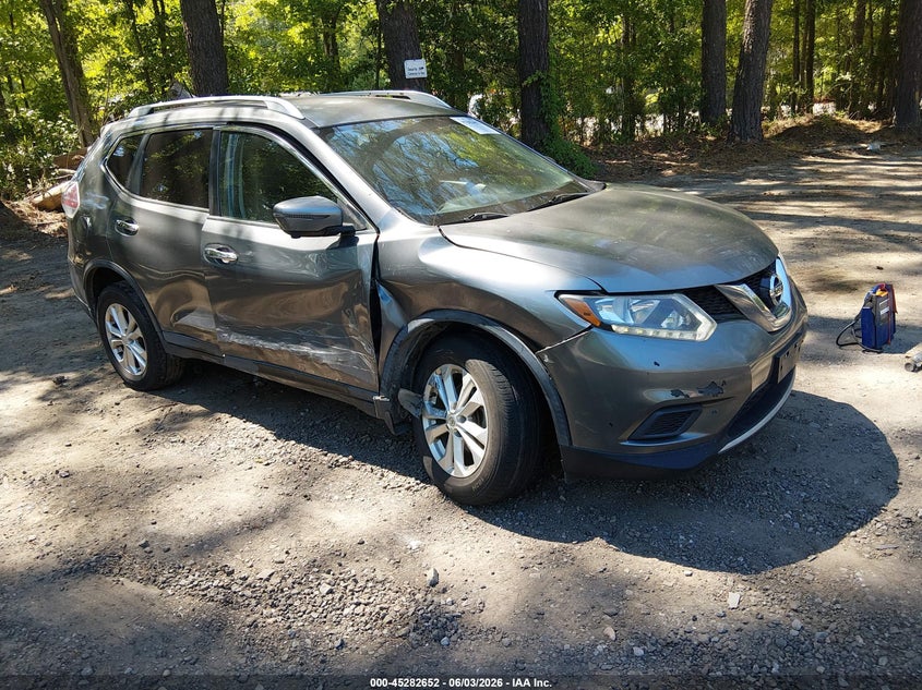 2016 Nissan Rogue VIN KNMAT2MV1GP726786 IAAI salvage auction — SIDE, Salvage Title, sold $625 on 2026-07-19 (photo 1)