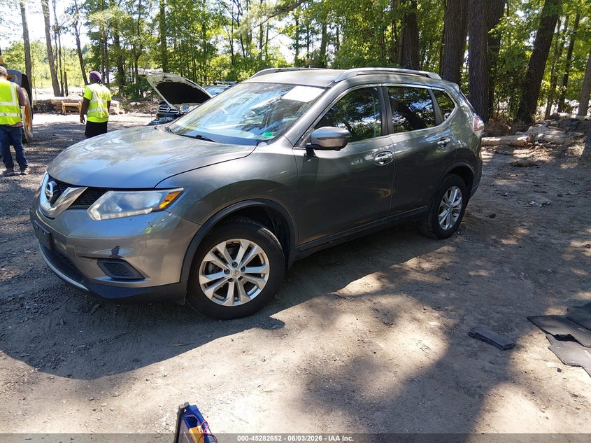 2016 Nissan Rogue VIN KNMAT2MV1GP726786 IAAI salvage auction — SIDE, Salvage Title, sold $625 on 2026-07-19 (photo 2)
