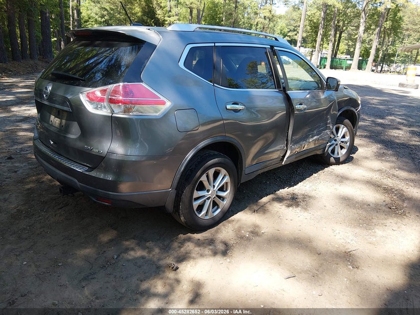 2016 Nissan Rogue VIN KNMAT2MV1GP726786 IAAI salvage auction — SIDE, Salvage Title, sold $625 on 2026-07-19 (photo 4)