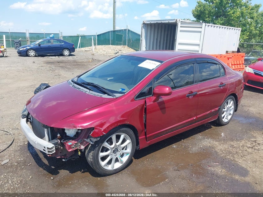 2008 Honda Civic VIN 2HGFA16568H528876 IAAI salvage auction — FRONT END, Clear (Virginia), sold $1,000 on 2026-07-19 (photo 2)