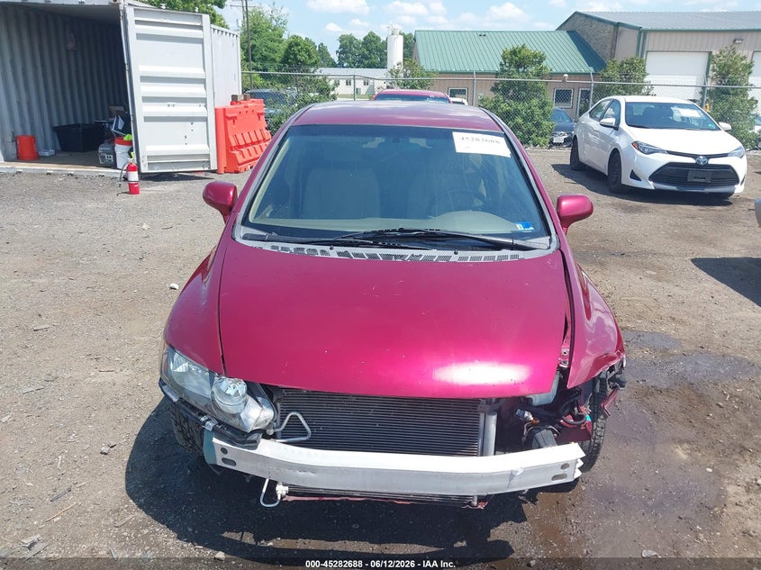 2008 Honda Civic VIN 2HGFA16568H528876 IAAI salvage auction — FRONT END, Clear (Virginia), sold $1,000 on 2026-07-19 (photo 6)