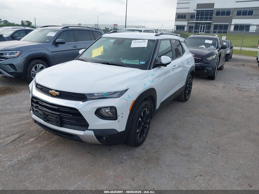 2023 Chevrolet Trailblazer VIN KL79MPS24PB192926 IAAI salvage auction — HAIL, Salvage Title, sold $8,200 on 2026-07-21 (photo 2)