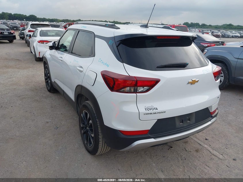 2023 Chevrolet Trailblazer VIN KL79MPS24PB192926 IAAI salvage auction — HAIL, Salvage Title, sold $8,200 on 2026-07-21 (photo 3)