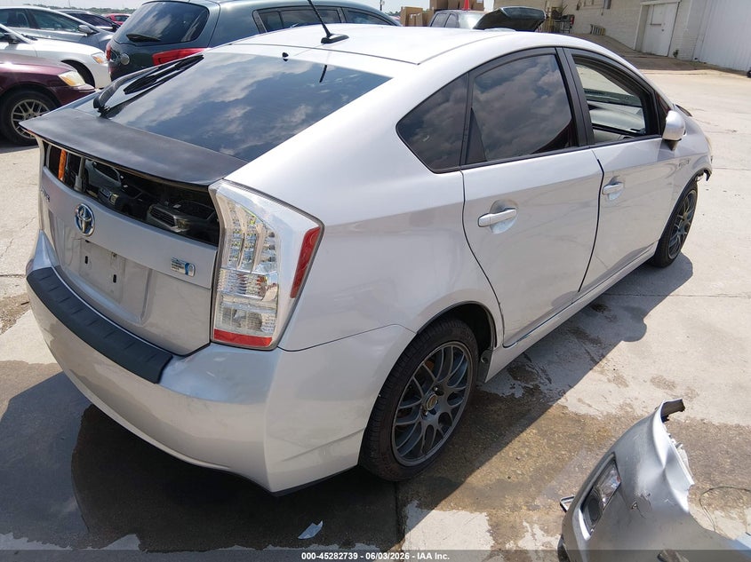 2010 Toyota Prius VIN JTDKN3DU4A0016860 IAAI salvage auction — NORMAL WEAR, Original (Texas), sold $825 on 2026-07-13 (photo 4)
