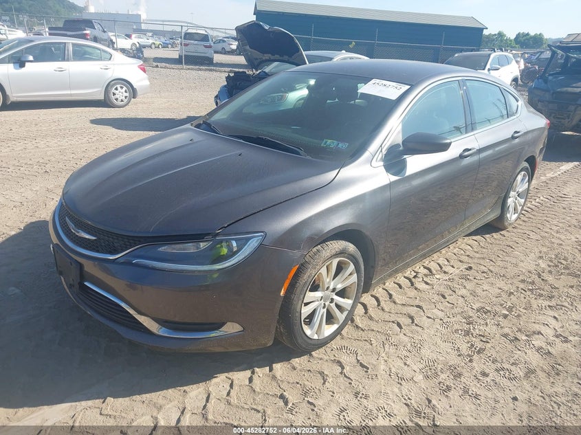 2015 Chrysler 200 VIN 1C3CCCAB9FN725246 IAAI salvage auction — NORMAL WEAR, Clear (Pennsylvania), sold $700 on 2026-07-11 (photo 2)