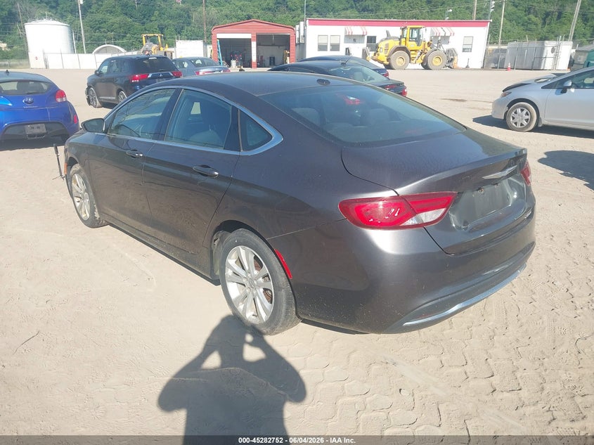 2015 Chrysler 200 VIN 1C3CCCAB9FN725246 IAAI salvage auction — NORMAL WEAR, Clear (Pennsylvania), sold $700 on 2026-07-11 (photo 3)