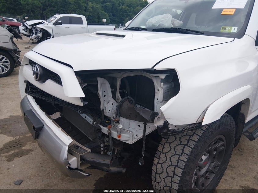 2018 Toyota 4runner VIN JTEBU5JR1J5516990 IAAI salvage auction — FRONT END, Salvage (West Virginia), sold $12,550 on 2026-07-30 (photo 6)