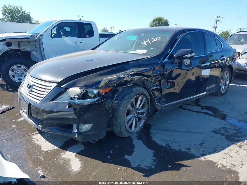 2012 Lexus Ls VIN JTHCL5EF5C5014920 IAAI salvage auction — LEFT SIDE, Salvage Title, sold $1,250 on 2026-07-13 (photo 2)