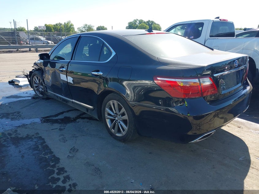 2012 Lexus Ls VIN JTHCL5EF5C5014920 IAAI salvage auction — LEFT SIDE, Salvage Title, sold $1,250 on 2026-07-13 (photo 3)