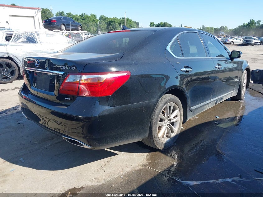 2012 Lexus Ls VIN JTHCL5EF5C5014920 IAAI salvage auction — LEFT SIDE, Salvage Title, sold $1,250 on 2026-07-13 (photo 4)
