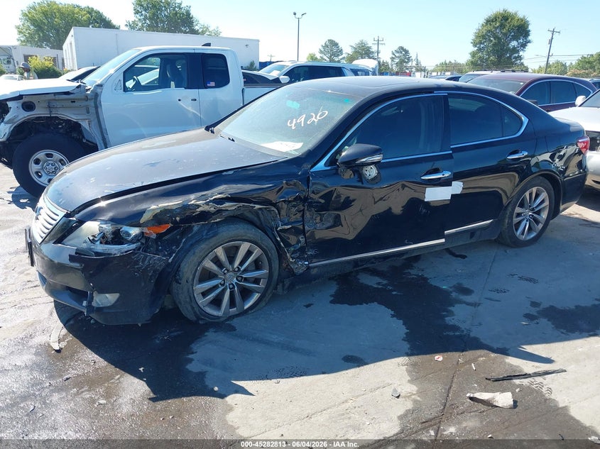 2012 Lexus Ls VIN JTHCL5EF5C5014920 IAAI salvage auction — LEFT SIDE, Salvage Title, sold $1,250 on 2026-07-13 (photo 6)