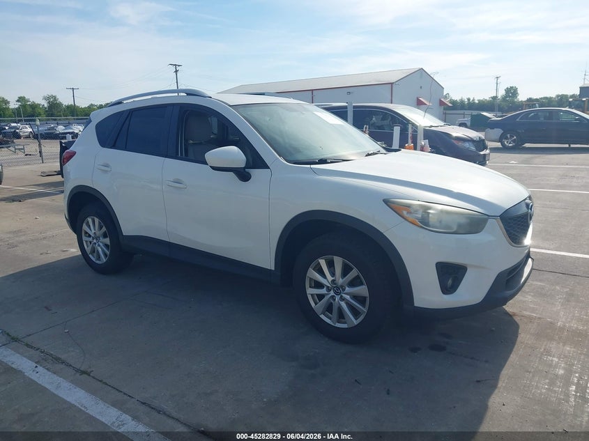 2014 Mazda Cx-5 VIN JM3KE4CY1E0314824 IAAI salvage auction — FRONT END, Clear (Indiana), sold $3,300 on 2026-07-31 (photo 1)