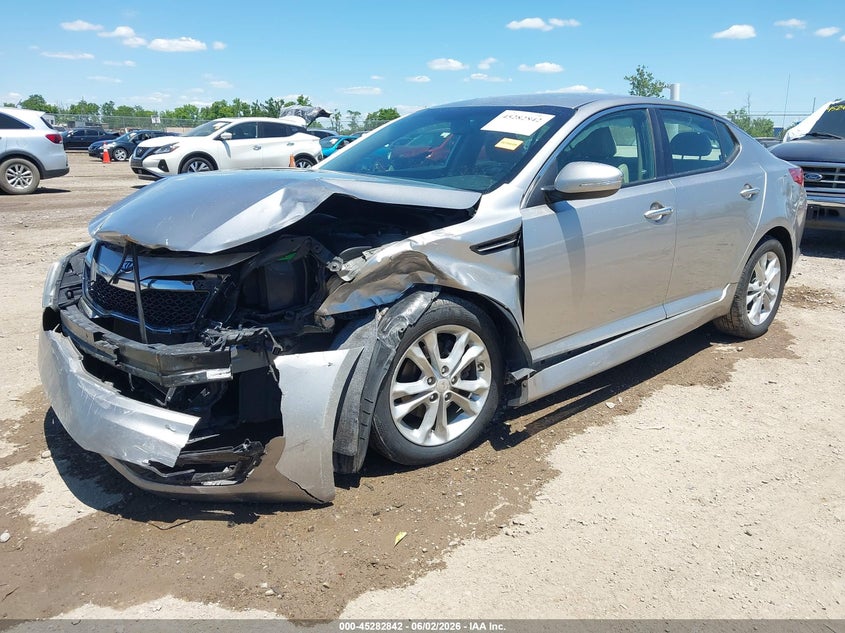 2012 Kia Optima VIN 5XXGN4A78CG074580 IAAI salvage auction — FRONT END, Salvage Title, sold $300 on 2026-07-23 (photo 2)