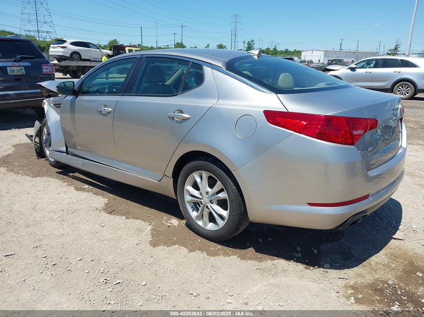 2012 Kia Optima VIN 5XXGN4A78CG074580 IAAI salvage auction — FRONT END, Salvage Title, sold $300 on 2026-07-23 (photo 3)