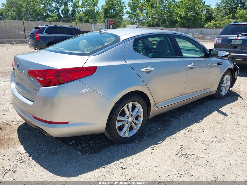 2012 Kia Optima VIN 5XXGN4A78CG074580 IAAI salvage auction — FRONT END, Salvage Title, sold $300 on 2026-07-23 (photo 4)