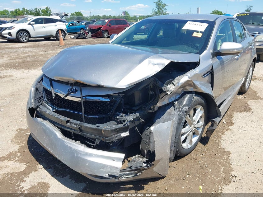 2012 Kia Optima VIN 5XXGN4A78CG074580 IAAI salvage auction — FRONT END, Salvage Title, sold $300 on 2026-07-23 (photo 6)