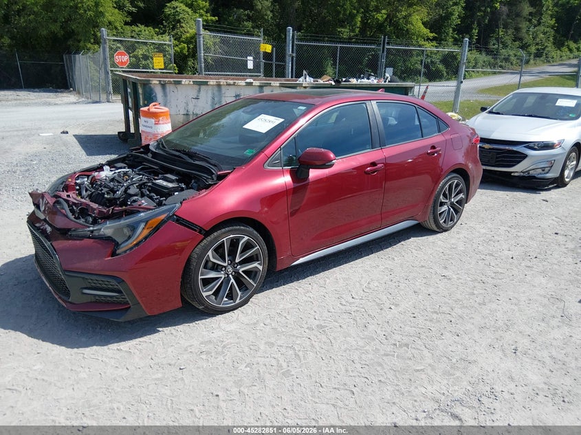 2022 Toyota Corolla VIN 5YFP4MCE1NP120064 IAAI salvage auction — FRONT END, Salvage Title, sold $6,200 on 2026-07-07 (photo 2)