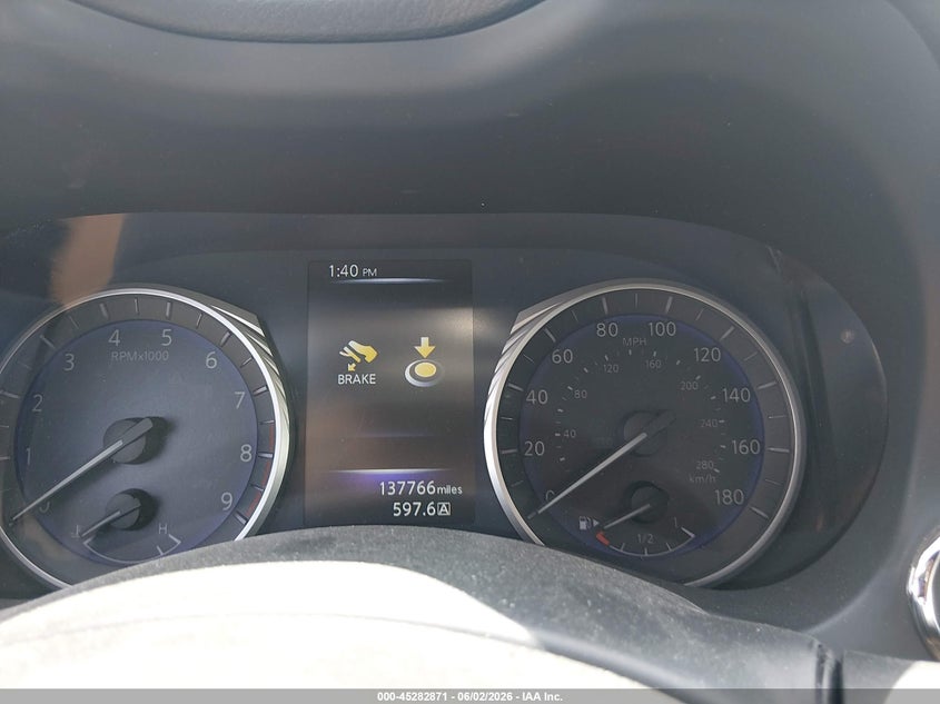 2014 Infiniti Q50 VIN JN1BV7ARXEM702300 IAAI salvage auction — REAR END, Salvage (Missouri), sold $1,350 on 2026-07-23 (photo 7)