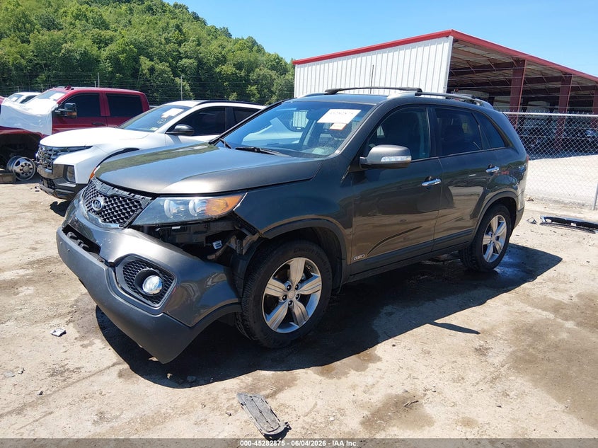 2013 Kia Sorento VIN 5XYKUDA65DG327940 IAAI salvage auction — FRONT END, Salvage (West Virginia), sold $1,000 on 2026-07-16 (photo 2)