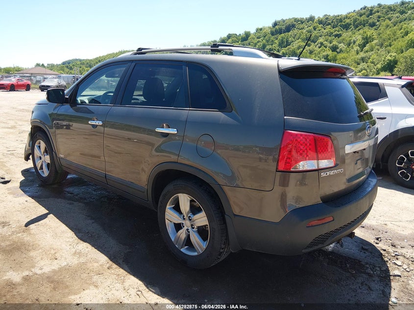2013 Kia Sorento VIN 5XYKUDA65DG327940 IAAI salvage auction — FRONT END, Salvage (West Virginia), sold $1,000 on 2026-07-16 (photo 3)