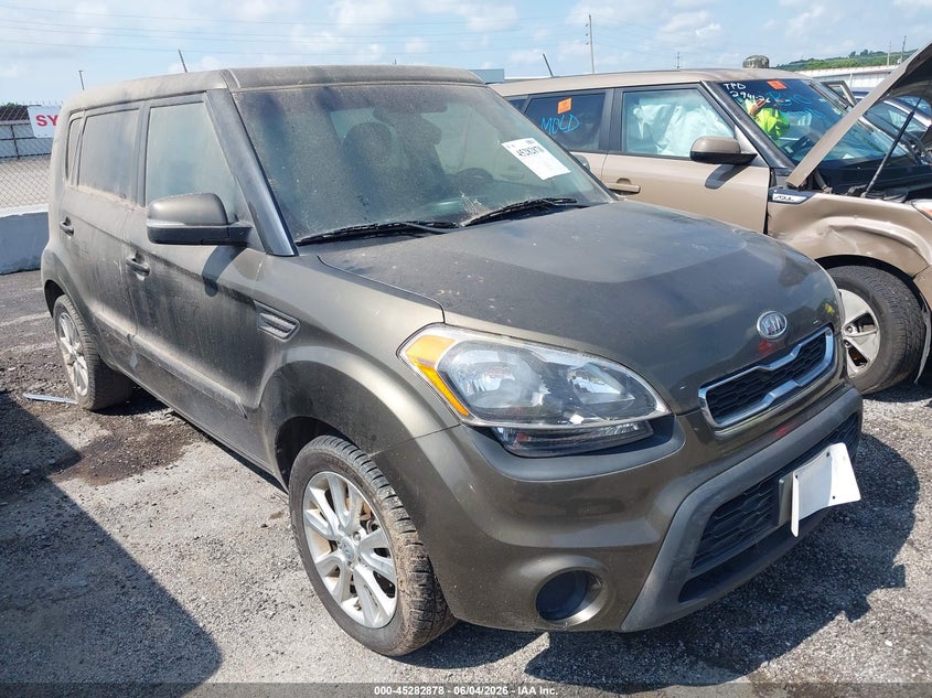 2012 Kia Soul VIN KNDJT2A68C7411474 IAAI salvage auction — NORMAL WEAR, Clear - Public Restricted (Oklahoma), sold $425 on 2026-07-07 (photo 1)