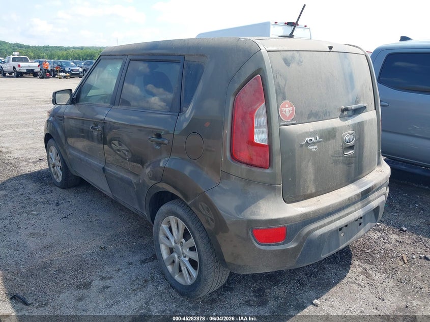 2012 Kia Soul VIN KNDJT2A68C7411474 IAAI salvage auction — NORMAL WEAR, Clear - Public Restricted (Oklahoma), sold $425 on 2026-07-07 (photo 3)