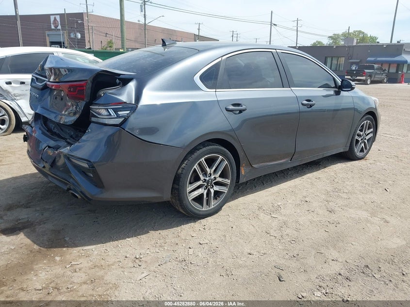 2019 Kia Forte VIN 3KPF54AD7KE056273 IAAI salvage auction — REAR END, Salvage Title, sold $2,700 on 2026-07-09 (photo 4)
