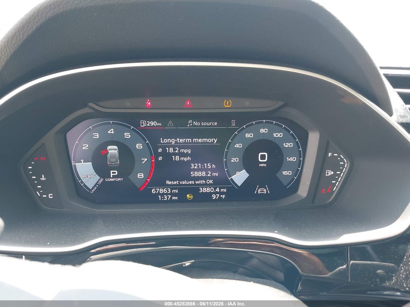 2022 Audi Q3 VIN WA1DECF30N1005538 IAAI salvage auction — FRONT END, Salvage Title, sold $10,000 on 2026-08-19 (photo 7)
