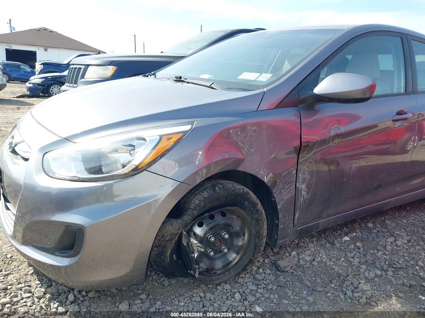 2016 Hyundai Accent VIN KMHCT4AE7GU150479 IAAI salvage auction — LEFT FRONT, Salvage Title, sold $725 on 2026-08-02 (photo 6)