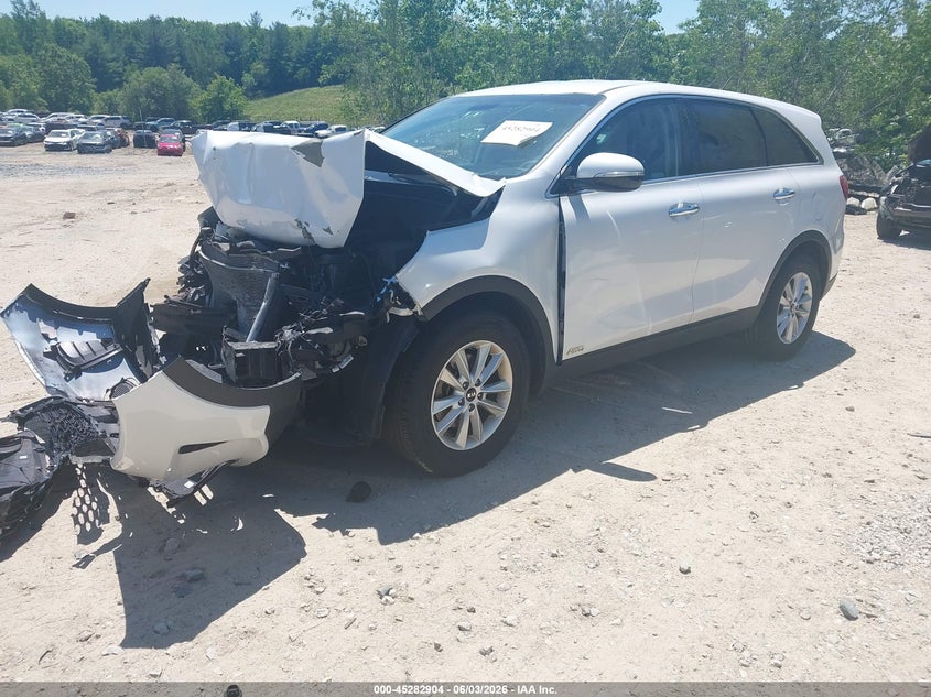 2019 Kia Sorento VIN 5XYPGDA36KG548155 IAAI salvage auction — FRONT END, Salvage Title, sold $875 on 2026-07-18 (photo 2)