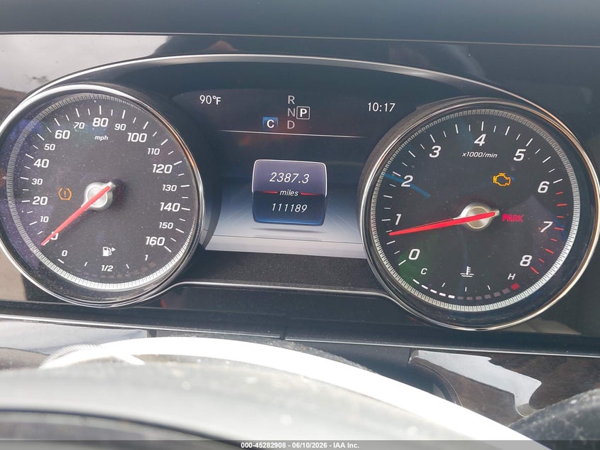2017 Mercedes-benz E-klasse VIN WDDZF4JB1HA080742 IAAI salvage auction — HAIL, Original (Texas), sold $7,400 on 2026-07-29 (photo 7)