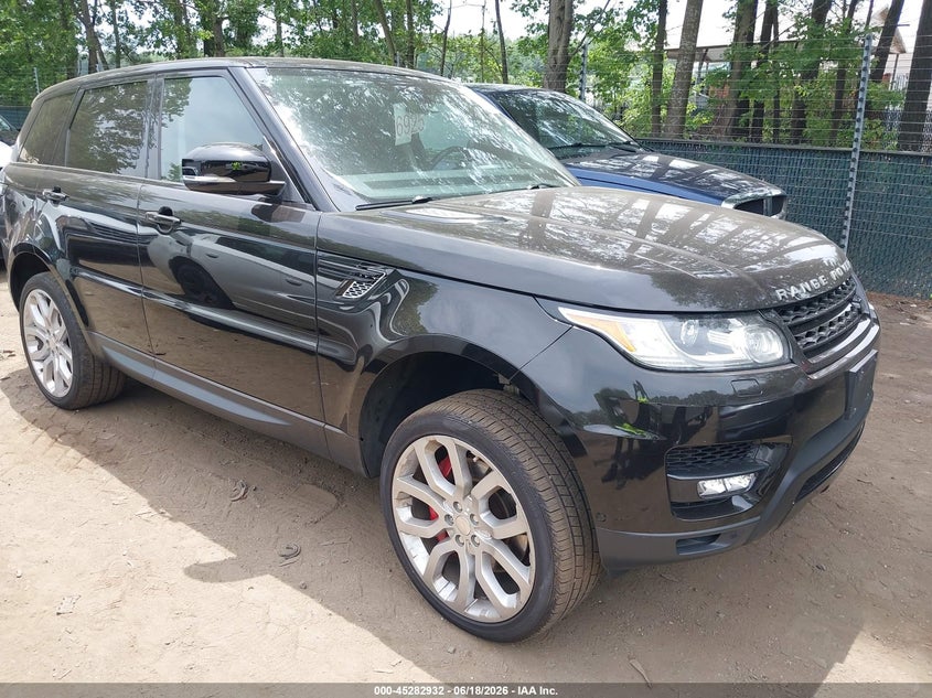 2015 Land rover Range rover sport VIN SALWR2TFXFA609555 IAAI salvage auction — LEFT SIDE, Salvage (Virginia), sold $5,600 on 2026-07-16 (photo 1)